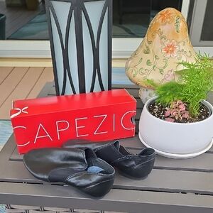 Capezio Black Slip-On Dance Shoes